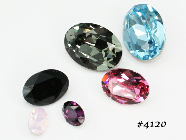 [ファンシーストーン]#4120 オーバル[カラー系] 18.0×13.0mm　(1粒) …...:decodahlia:10013698