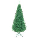 210cmスリムツリー FOLD 防炎 TXM2012 クリスマス ツリー デコレーション 装飾 飾り スリムツリー スリム 細い 場所とらない 省スペース 緑 グリーン