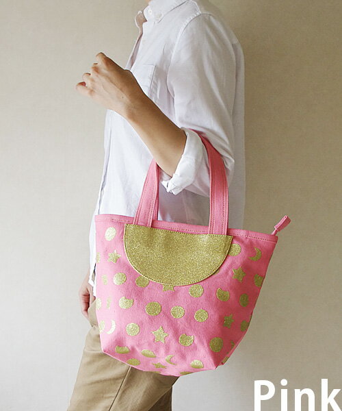 【ツモリチサト】レビュープレゼント付き！グリッターネコ　トート小tsumori chisato CARRY（ツモリチサト キャリー）