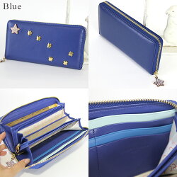 tsumorichisatoCARRY(ツモリチサトキャリー),長財布,星,牛革,スタッズ,ラウンドファスナー