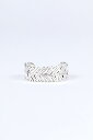 Palm bracelet -brass silver color-(BR1497:AR) Philippe Audibert(フィリップ・オー