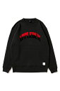Gradation Logo Crew Sweat /Black(1820408) Applebum(アップルバム)