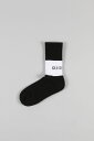 2Tone Socks-BLACK (GRSS19-006) Guess Green Label(ゲス・グリーン・レーベル)