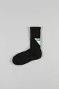 Triangle Logo Sock-BLACK (GRSS18-033) Guess Green Label(ゲス・グリーン・レーベル)