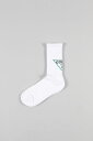 Triangle Logo Sock-WHITE (GRSS18-033) Guess Green Label(ゲス・グリーン・レーベル)