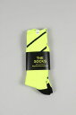 COMFY LINED SOCKS/Volt Yellow x Black(19FW-MS8-031) Magic Stick(マジック・スティック)