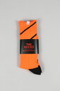 COMFY LINED SOCKS/Neon Orange x Black(19FW-MS8-031) Magic Stick(マジック・スティック)