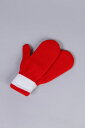 ニューベリーニッティング NEWBERRY KNITING / SCHOOL COLOR ACRYLIC MITTEN W/LNG -RED (700033894) Import - Men -(インポート)