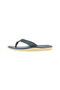 【P10倍 スーパーSALE】LEATHER THONG / SMOOTH LEATHER - NAVY (PT202) Island Slipper - Men -(アイランドスリッパ)