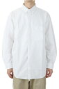 Cotton Polyester OX B.D. Shirt - White (NT3252N) The North Face Purple Label - Men -(ザ・ノースフェイス パープルレーベル)