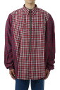 circa make adjustable width shirt -CHECK (cm22aw-03) 77CIRCA -Men-(ナナナナサーカ)