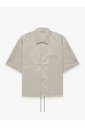 SS Nylon Shirt/SMOKE(186SU224001F) ESSENTIALS(エッセンシャルズ)