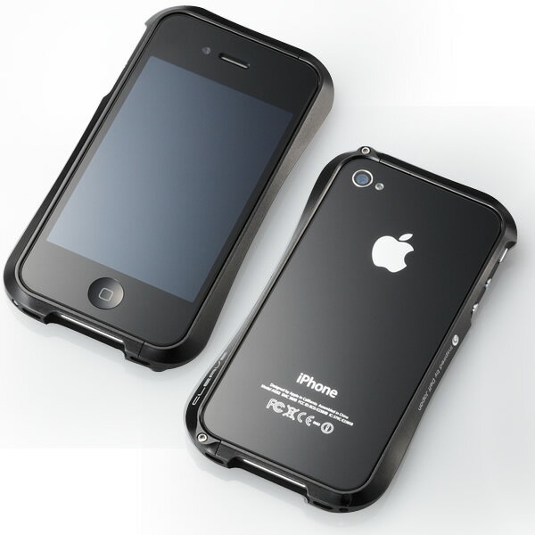 アルミ製iPhone4用バンパー（ケース）CLEAVE ALUMINIUM BUMPER for iPhone4メテオブラックアルミ素材を使ったiPhone4用バンパー予約をして頂いたお客さまポイント5倍!!