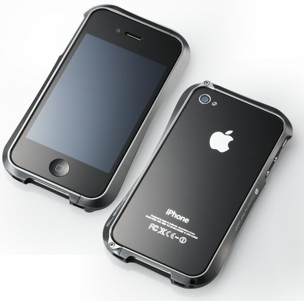 アルミ製iPhone4用バンパー（ケース）CLEAVE ALUMINIUM BUMPER for iPhone4グラファイトアルミ素材を使ったiPhone4用バンパーおかげさまで完売いたしました!!予約をして頂いたお客さまポイント5倍!!