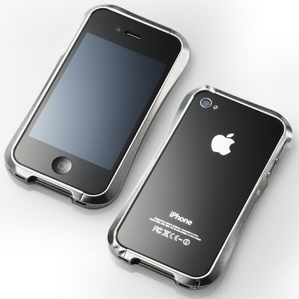 アルミ製iPhone4用バンパー（ケース）CLEAVE ALUMINIUM BUMPER for iPhone4アストロシルバーアルミ素材を使ったiPhone4用バンパーおかげさまで完売いたしました!!予約をして頂いたお客さまポイント5倍!!