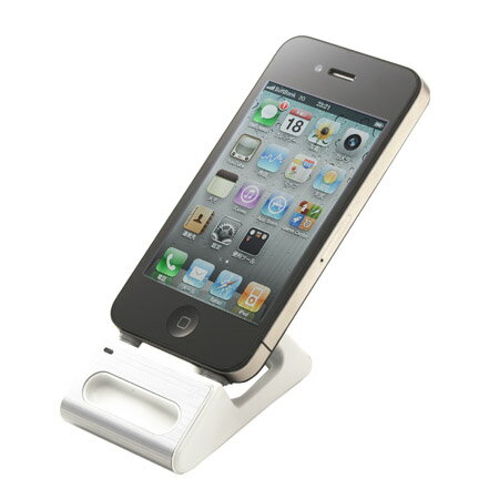 iPhone4/4S用デスクトップスタンド Silver