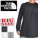 大きいサイズ メンズ ノースフェイス THE NORTH FACE ロンT 長袖 ロゴ Tシャツ Classic fit USA直輸入 Classic fit XL XXL