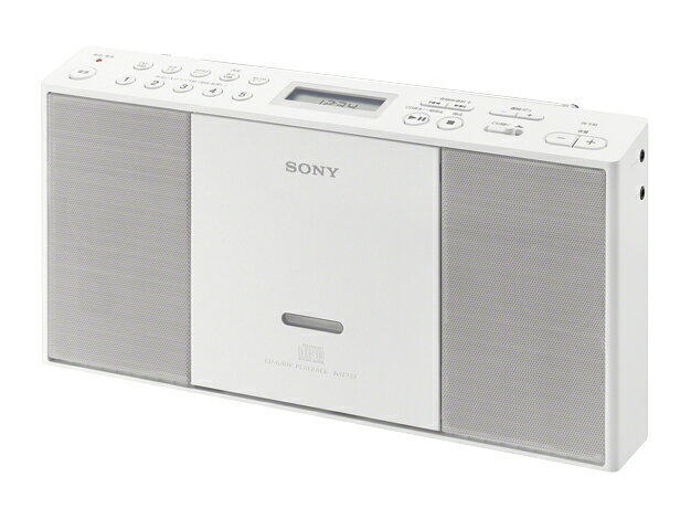 【お取り寄せ】SONY CDラジオ ZS-E30 W ホワイト[ZSE30W]ワイドFM対…...:dejikura:10072259