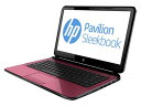 HP 日本ヒューレット・パッカード14.0インチワイドWindows 8 プリインストールノートPCAMD E1-1200、4GB、500GBHP Pavilion Sleekbook 14-b107AUD4B97PA-AAAD (ルビーレッド)