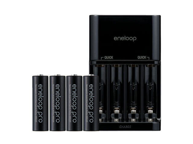 サンヨー (SANYO)単3形エネループプロ4個付2倍速・3倍速対応急速充電器セット N-TGR01WS[節電][エコ]