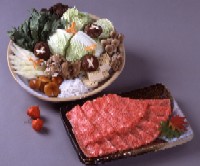 米沢牛の 『すき焼き鍋』または『しゃぶしゃぶ鍋』