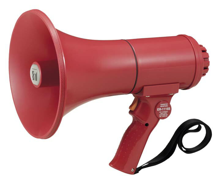 【11月特価品】ER-1115S TOA 中型メガホン 15W 防滴タイプ サイレン音 【11月特価品】ER-1115S TOA 中型メガホン 15W 防滴タイプ サイレン音