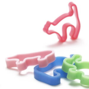 【送料無料】アニマルラバーバンド 【ワイド】アニマル バンド animal rubber band 6個入り ヤマトDM便可 可愛い 輪ゴム 文房具 +d HC アジアン雑貨 カリフォリニア 西海岸 北欧 モダン