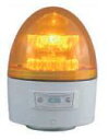 日恵製作所 ニコカプセル電池式LED回転灯 φ118(自動)黄色 VL11B-003BY