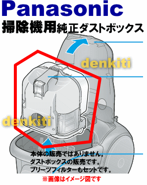 壊れちゃった？ナショナルパナソニック掃除機MC-F300XD用のダストボックス完成品★1セット【NationalPanasonic】