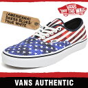 バンズ スニーカー メンズ レディース オーセンティック (アメリカーナ) ドレス ブルース/トゥルーホワイト VANS AUTHENTIC (AMERICANA) DRESS BLUES/TRUE WHITE 4MLJOD
