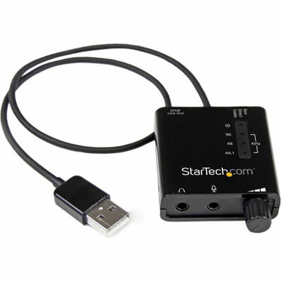 【カード決済OK】StarTech USB接続外付けサウンドカード USB-DACヘッドホ…...:dentaro:10183853