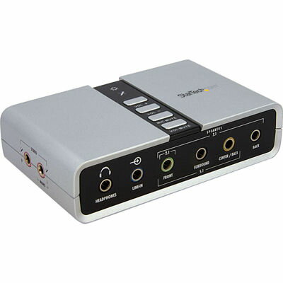 【カード決済OK】StarTech 7.1ch対応USB接続外付けサウンドカード USB-…...:dentaro:10183856