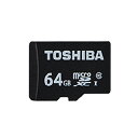 東芝 microSDXCメモリカード 64GB クラス10 MSDAR40N64G/TOSHIBA