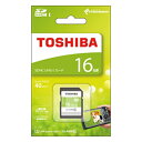 東芝 SDHCメモリカード 16GB クラス10 SDAR40N16G/TOSHIBA