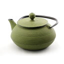 急須 5型線引 若草 ( 岩鋳 取っ手付き 茶こし付き 茶器...
