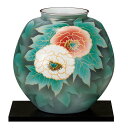 【送料無料】 花瓶 紅白牡丹 10号 / 花器 フラワーベース インテリア 陶器 日本のお土産 九谷焼 【あす楽対応】