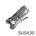 締付金具 ストレーナー 10mm幅 材質:SUS430 【ステンレスバンド用 締付金具 10mm用】
