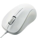ELECOM 有線マウス 光学センサー方式 Sサイズ 3ボタン ホワイト M-K5URWH/RS