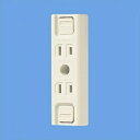 パナソニック電工 露出ダブルコンセント 仮設用 15A 125V WK1212