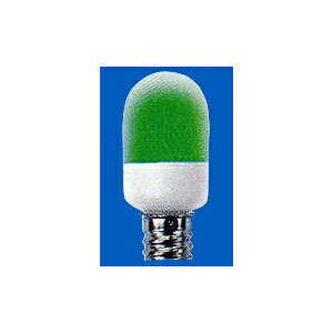 ヤザワ LED3灯ナツメ球/常夜灯 口金E12 緑 LE3GR