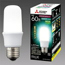 三菱 LED電球 《MILIE ミライエ》 T形 全方向タイプ 一般電球形 60W形相当 全光束810lm 昼白色 E26口金 LDT6N-G/60/S