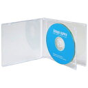 サンワサプライ DVD・CDケース 標準サイズ メディア2枚+ジャケット収納 クリア 5枚セット FCD-22CN