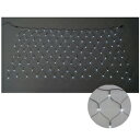 ジェフコム LEDクロスネット 2×2m(白/白) SJ-N20-WW