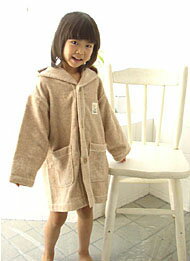 【子ども用（チャイルドパーカバスローブ）3〜5歳サイズ】部屋着感覚で着られる小さなバスローブ 　