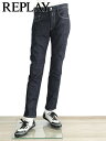 リプレイ REPLAY FOREVERDARK ANBASS リジット ダークカラーでストレッチ性抜群の一本 ドレスシーンのボトムスにも選んでほしいストレッチデニム ジーンズ