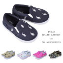 ポロ ラルフローレン polo ralph lauren kids shoes モノグラムスリッポン BAL HARBOUR REPEAT キッズ スニーカー