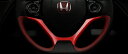 送料無料 HONDA ホンダ CIVIC typeR シビック タイプR ホンダ純正 ステアリングホイールガーニッシュ(フレームレッド)【 2015.10〜次モデル】