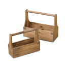ウッドボックス セット2 シダーウッド L:W30 D14 H25 S:W26.5 D9.5 H20cm | 収納ケース DIY 鉢 プランター ガーデニング 園芸 おしゃれ 木箱 プランターボックス 小物入れ 男前 アンティーク ディスプレイ インテリア雑貨 北欧 ナチュラル