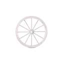 IDYLLIC GARDEN ガーデンウィール MWT 杉 φ45.5 D5.5cm | アンティーク ナチュラル カフェ 飾り 木製車 インテリア インテリア雑貨 雑貨 カントリー雑貨 SHOP 店 ホワイト DIY 車輪 エクステリア ガーデン ガーデニング 玄関 庭