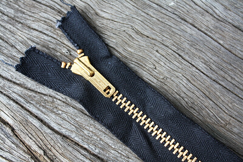 Vintage ^ Wbp[@#5 uX TALON Zipper Black Stick